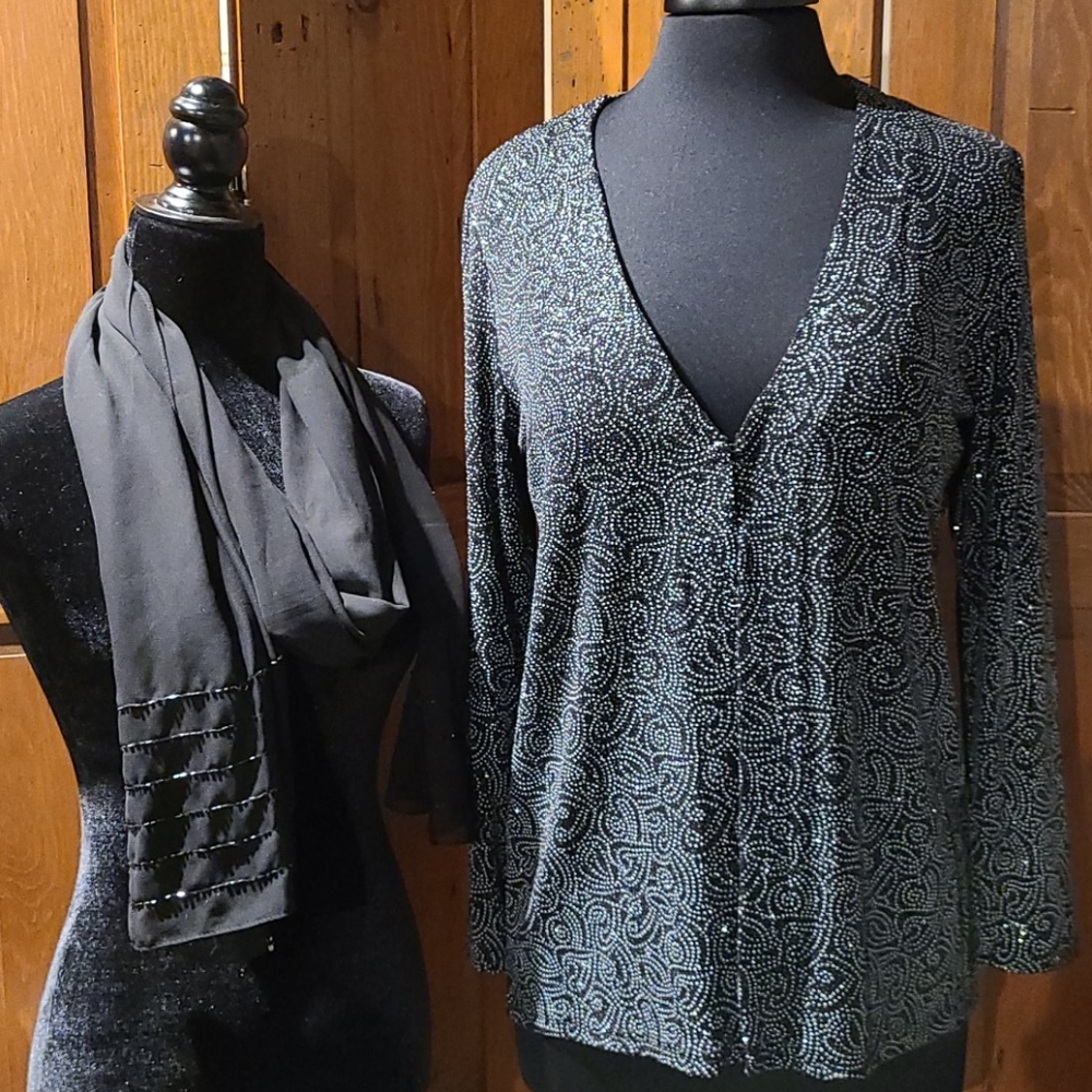 Susan Lawrence cocktail jacket size p-lrg